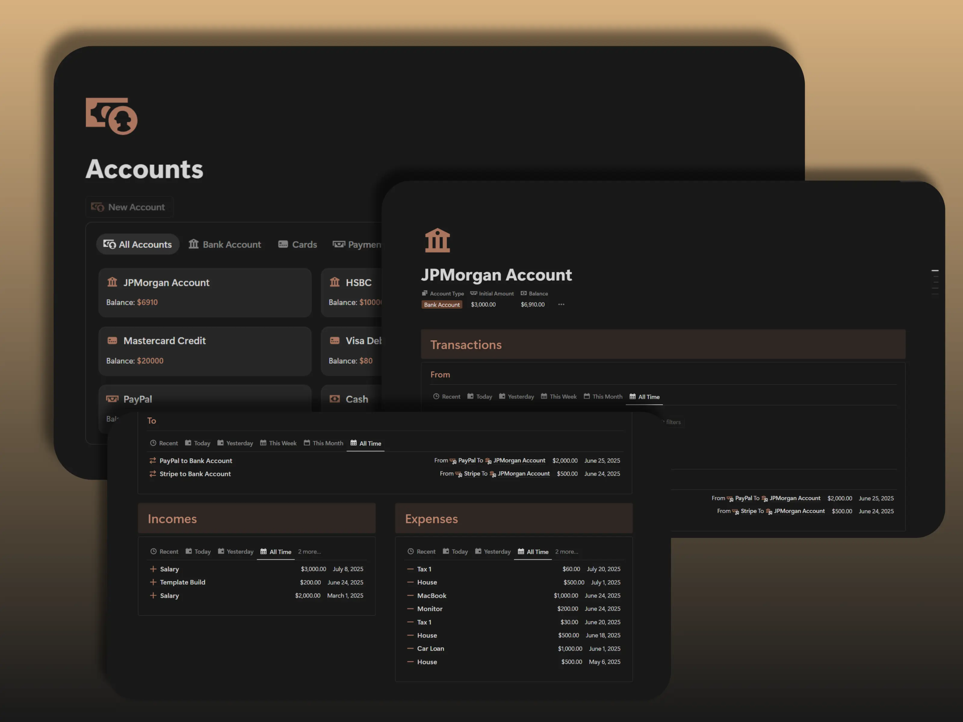 Unified Account View