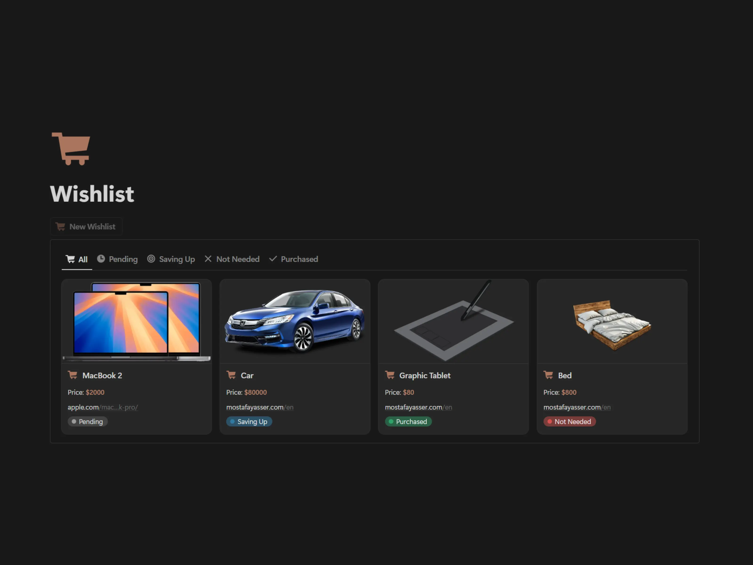 Wishlist