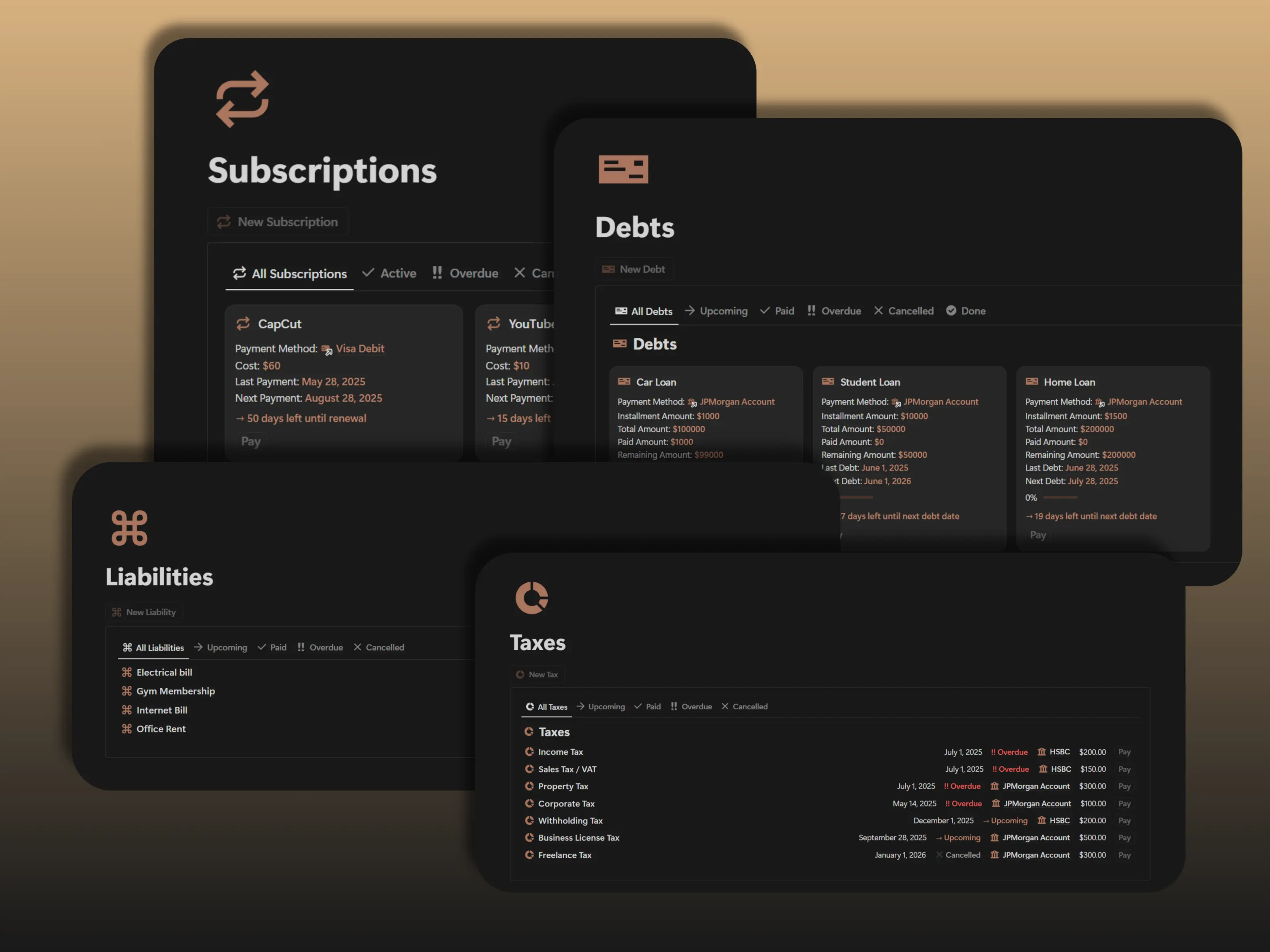 Stay Ahead of Recurring & Fixed Costs