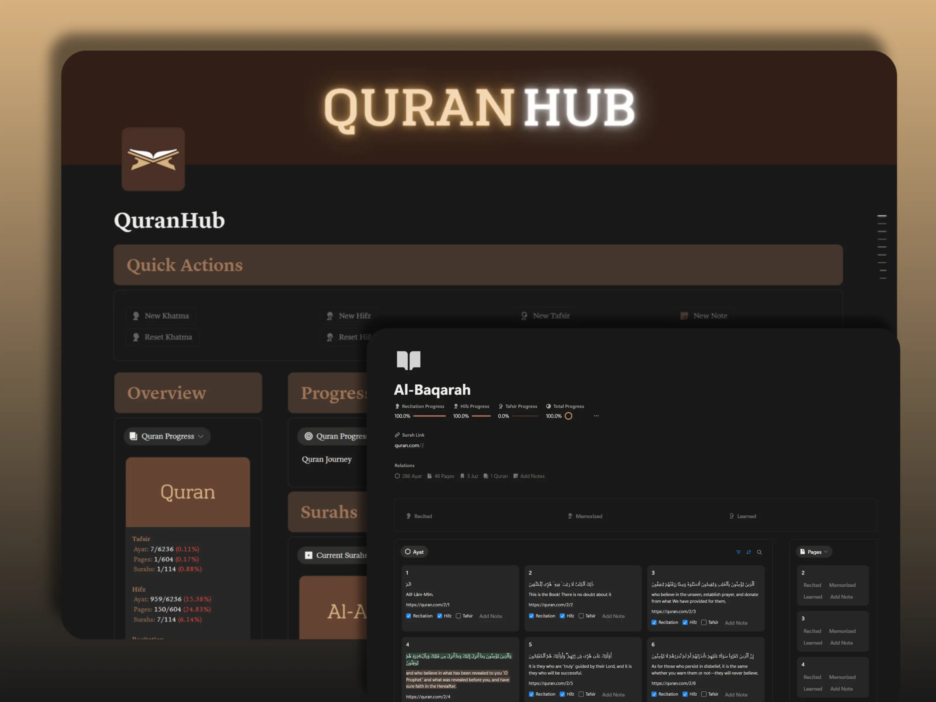 Quran Tracker — Part of Ibadat Hub