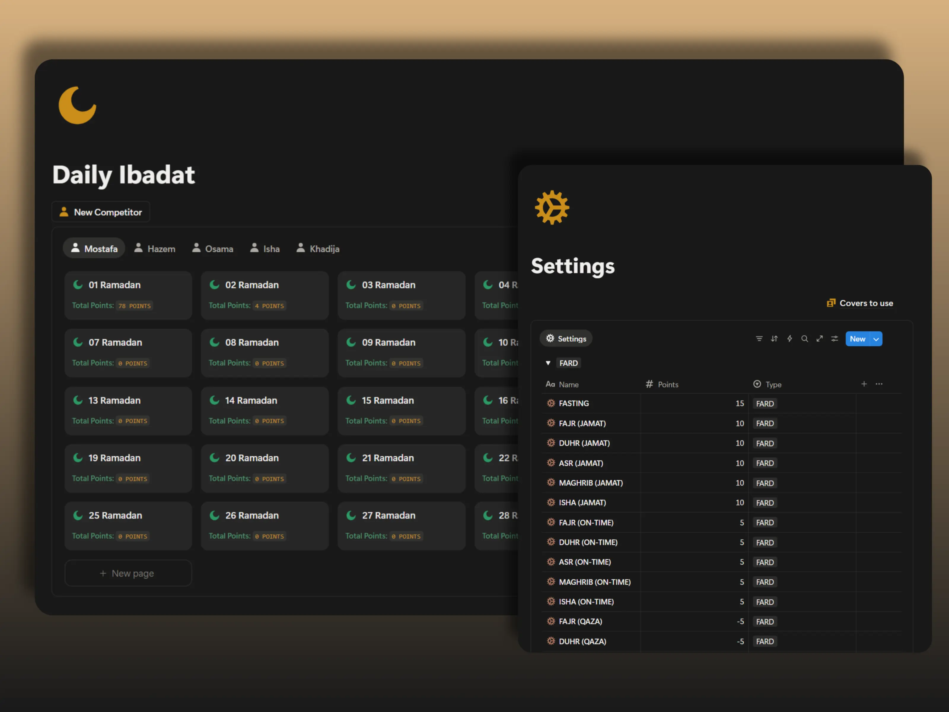 Tailored Tracking System
