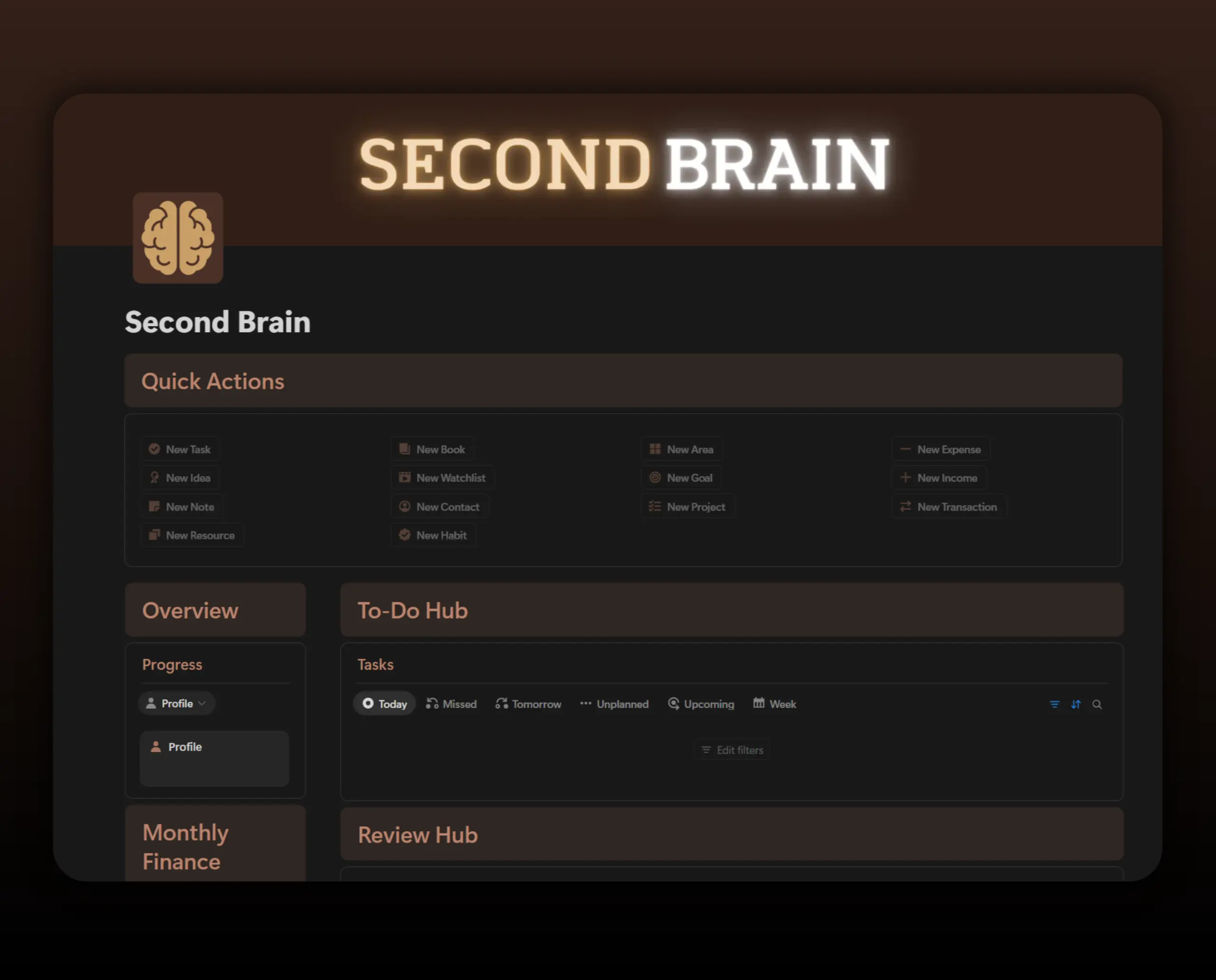 Template Second Brain